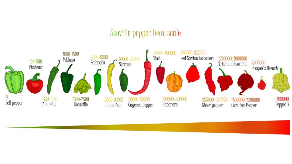 Scoville Pepper Heat Scale